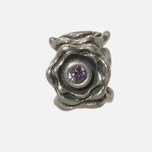 Load image into Gallery viewer, Pandora Sterling Silver Rose Petals CZ Charm 790316pcz
