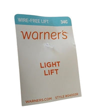 Load image into Gallery viewer, Warner's Wirefree Light Lift Bra, Nude w/ White Dots 34C
