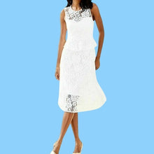 Load image into Gallery viewer, Lilly Pulitzer Nolea White Dress, Paradise Found Lace,  size 10
