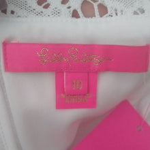Load image into Gallery viewer, Lilly Pulitzer Nolea White Dress, Paradise Found Lace,  size 10
