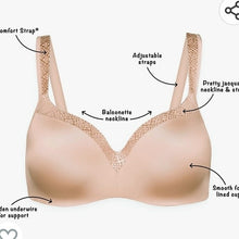 Load image into Gallery viewer, Playtex Secrets 4822 Balconette Underwire Bra, Nude, size 40DD
