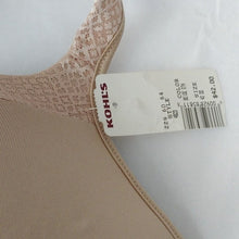 Load image into Gallery viewer, Playtex Secrets 4822 Balconette Underwire Bra, Nude, size 40DD
