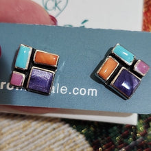 Load image into Gallery viewer, Croi Kinsale Colorful Geometric Earrings By Emilio Sotelo
