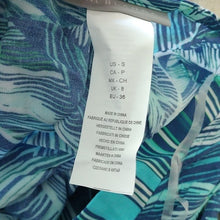 Load image into Gallery viewer, La Blanca Sketched Leaves Long Sleeve Tunic Swim Cover-Up Size Medium
