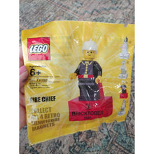 Load image into Gallery viewer, New! Fire Chief LEGO 2855045 Bricktober(Week 3) NIP 7 Pieces 2010 Sealed Polybag
