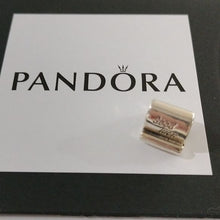 Load image into Gallery viewer, Pandora Retired Sterling Silver Good Luck Scroll Bead - 790514
