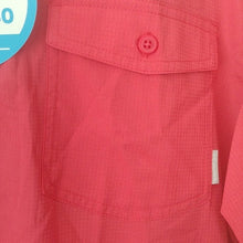 Load image into Gallery viewer, Men's Columbia Pacific Breeze Short Sleeve Shirt, Coral Sunset,  Size XL
