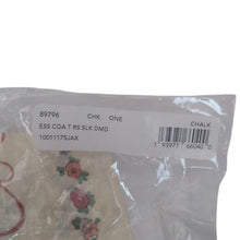 Load image into Gallery viewer, Coach Essential Tea Rose Silk Diamond Scarf, Chalk
