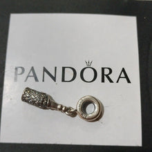 Load image into Gallery viewer, Pandora Sterling Silver Celebration Time Sparkling Wine Dangle 792152cz
