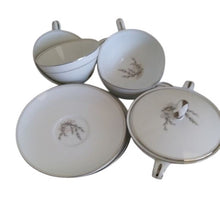 Load image into Gallery viewer, Noritake Candice 4 Cups + 4 Saucers + Sugar Bowl #5509
