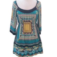 Load image into Gallery viewer, Andrea Behar Tunic Blouse, Multicolor, Size Medium
