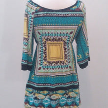 Load image into Gallery viewer, Andrea Behar Tunic Blouse, Multicolor, Size Medium
