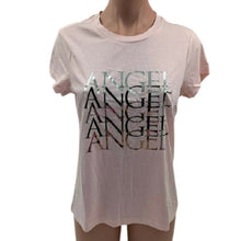 Load image into Gallery viewer, Victoria's Secret Pink ANGEL Tee Foil Shirt,  Size Medium
