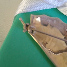 Load image into Gallery viewer, Sterling Silver + Marcasite Sailboat Pendant, 8.55g
