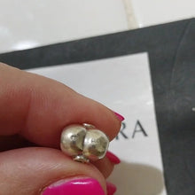 Load image into Gallery viewer, Pandora Silver Puffy CZ Clear Heart Love Charm 925 ALE 790134CZ
