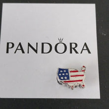 Load image into Gallery viewer, Pandora Sterling Silver USA National Icon Bead 791272enmx
