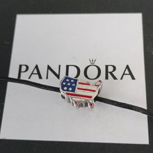 Load image into Gallery viewer, Pandora Sterling Silver USA National Icon Bead 791272enmx
