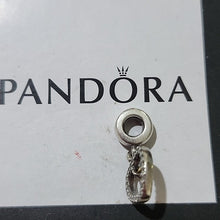 Load image into Gallery viewer, Pandora Sterling Silver &amp; 14K Gold Forever in My Heart Dangle Charm 791421cz
