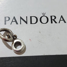 Load image into Gallery viewer, Pandora Sterling Silver &amp; 14K Gold Forever in My Heart Dangle Charm 791421cz
