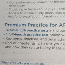Load image into Gallery viewer, Princeton Review AP World History Premium + No Bull U.S. History Test Prep Books

