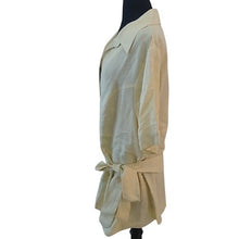 Load image into Gallery viewer, Lane Bryant Pale Yellow Side Tie Career Blouse, 26/28
