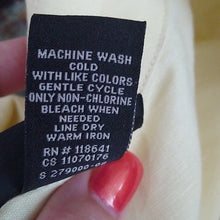 Load image into Gallery viewer, Lane Bryant Pale Yellow Side Tie Career Blouse, 26/28
