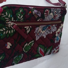 Load image into Gallery viewer, Vera Bradley Bordeaux Blooms Iconic Pouch Wristlet NWT
