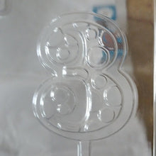 Load image into Gallery viewer, Chocolate Molds Number 3 Lollipops + Eat Me Stamp, Set of 10 items
