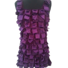 Load image into Gallery viewer, Angel Eye Two Tone Scoop Neck Blouse, Purples, Size Small
