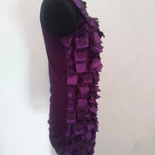 Load image into Gallery viewer, Angel Eye Two Tone Scoop Neck Blouse, Purples, Size Small

