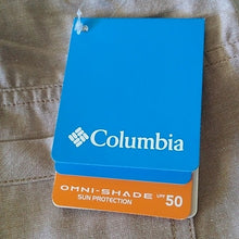 Load image into Gallery viewer, Columbia Sycamore Falls Regular Classic Fit Shorts, khaki, size 40
