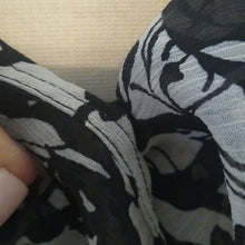 Load image into Gallery viewer, MSK Black/White Sheer Floral Dress, Size 8
