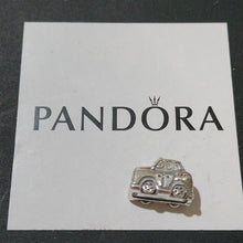 Load image into Gallery viewer, Pandora Retired Sterling Silver Taxi Travel Bead with Yellow Enamel - 791221EN20
