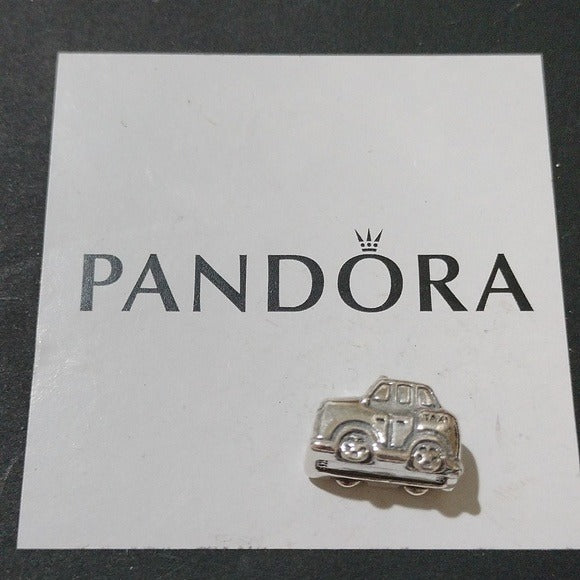 Pandora Retired Sterling Silver Taxi Travel Bead with Yellow Enamel - 791221EN20