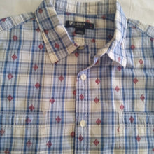 Load image into Gallery viewer, Daniel Cremieux Plaid Short Sleeve Shirt,  size XL
