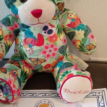 Load image into Gallery viewer, Build-A-Bear Frida Kahlo Icon Collage Teddy Bear With Flower Crown Headb…
