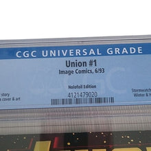 Load image into Gallery viewer, Image Comics Union #1 6/93 9.8 CGC Graded Embossed Cover Holofoil Edition
