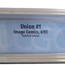 Load image into Gallery viewer, Image Comics Union #1 6/93 9.8 CGC Graded Embossed Cover Holofoil Edition
