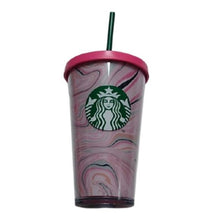 Load image into Gallery viewer, Starbucks Valentine Swirl Cold Cup 16 oz
