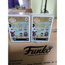 Load image into Gallery viewer, Funko POP!  Animation One Piece Jinbe #1265 CHASE &amp; Common Set of 2 W/ Protector
