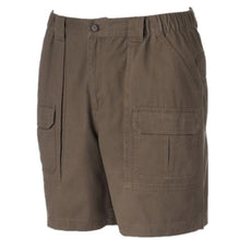 Load image into Gallery viewer, Croft &amp; Barrow Side Elastic 7" Cargo Shorts, Demitasse Dark Brown, size 29
