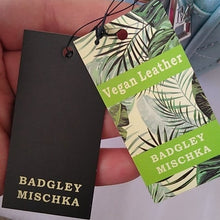 Load image into Gallery viewer, Badgely Mischka Metallic Blue Camera Bag Purse
