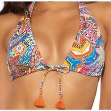 Load image into Gallery viewer, Bleu Rod Beattie Groovy Baby Sliding Triangle Paisley Bikini Top, 12
