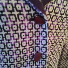 Load image into Gallery viewer, Sag Harbor Women's Career Jacket, Purple Multicolor, Size 12

