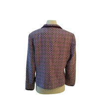 Load image into Gallery viewer, Sag Harbor Women's Career Jacket, Purple Multicolor, Size 12
