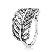 Load image into Gallery viewer, Pandora Sterling Silver Light as a Feather Ring- 190886CZ Size 56
