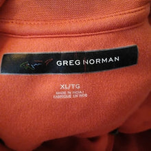 Load image into Gallery viewer, Greg Norman 1/4 Zip Long Sleeve Cotton Jacket, Rust, Size XL
