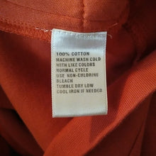 Load image into Gallery viewer, Greg Norman 1/4 Zip Long Sleeve Cotton Jacket, Rust, Size XL
