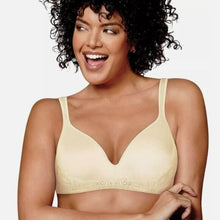 Load image into Gallery viewer, Playtex Love My Curves Side Smoothing Wirefree Bra. Ivory Pearl,  42D
