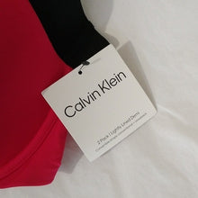 Load image into Gallery viewer, Calvin Klein 2 Pack Lightly Lined Demi Bras, Black Red, size 38B
